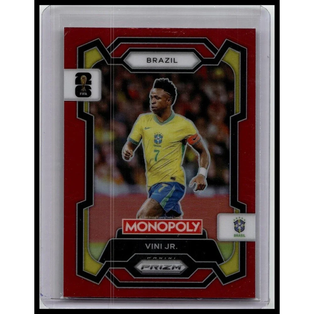 2026 Panini Prizm Monopoly World Cup Vini Jr. #14 Brazil Red